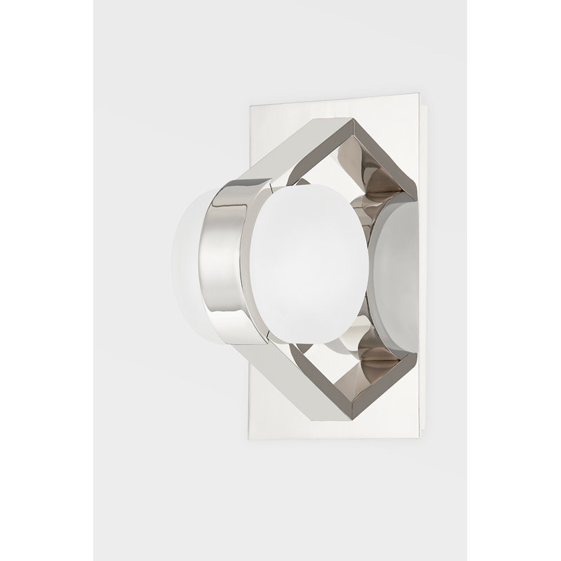 Orbit 1 - Light Flush Mounted Sconce, Polished Nickel