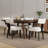 Solid Wood Dining Table Set Farmhouse Extendable Dining Table And Upholstered Chair For Dining Room/Kitchen-110843353-110843346-110843350