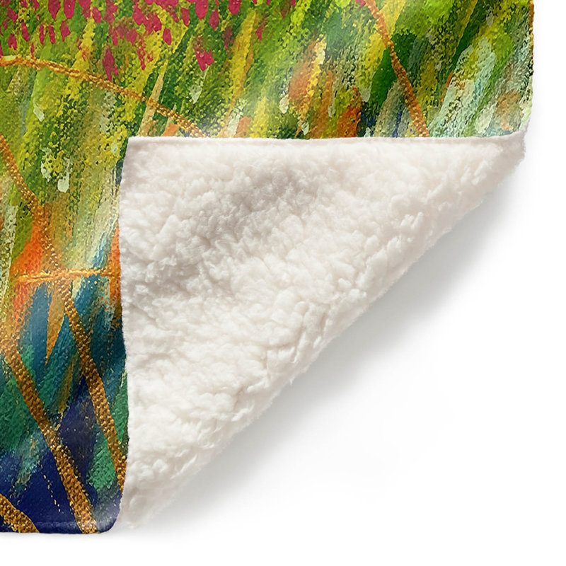 Couverture sherpa douce starry night, l 68 po x L 80 po