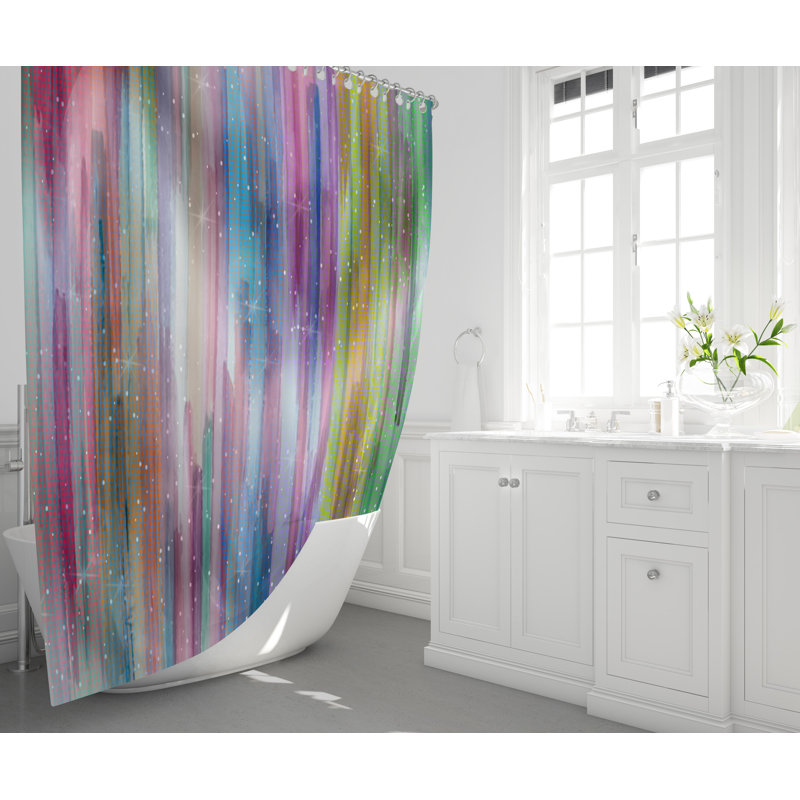 Rideau de douche Airyck Ombre, H 72 po x l 70 po