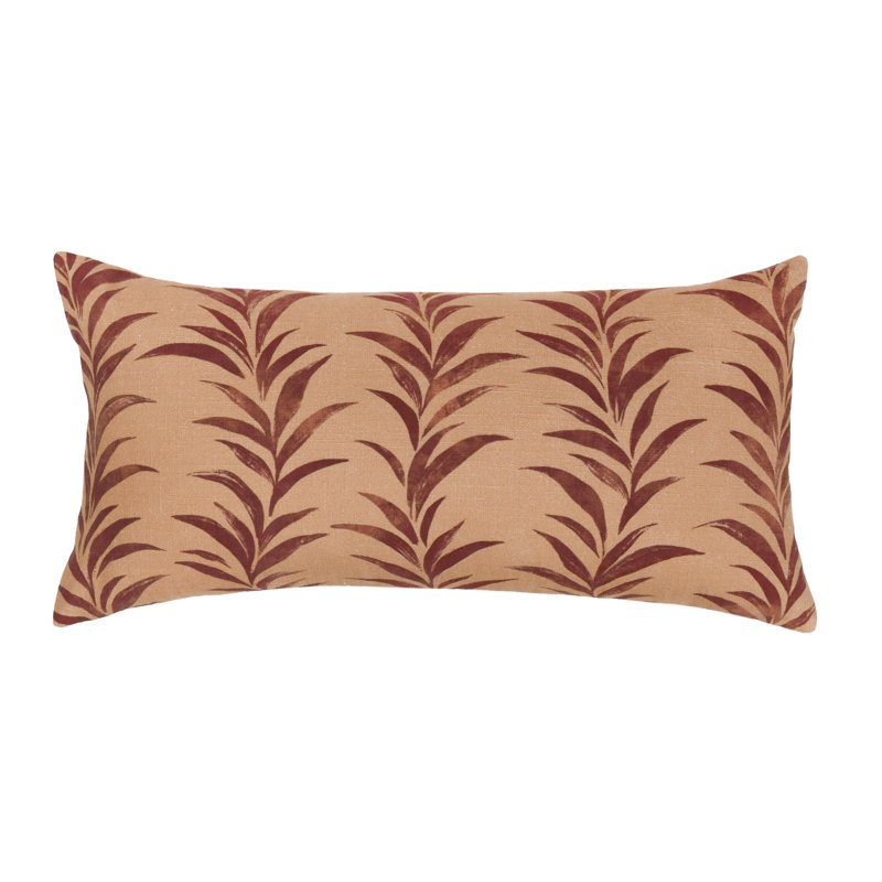Coussin Alula, Bourgogne, Rectangle H 14 po x l 26 po