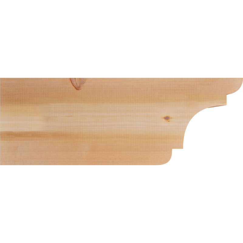 New Brighton Smooth, Cèdre rouge de l'Ouest, H 12 po x l 5 1/2 po x L 32 po