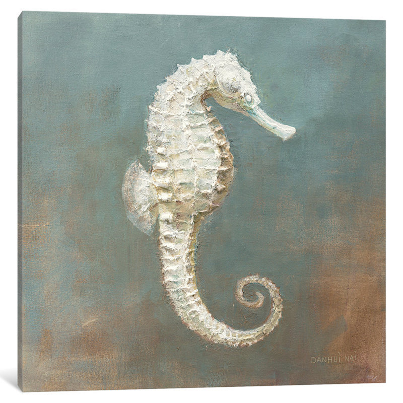 « trésors from the sea i », reproduction d’art sur toile tendue, H 18 po x l 18 po x P 1,5 po, Toile tendue