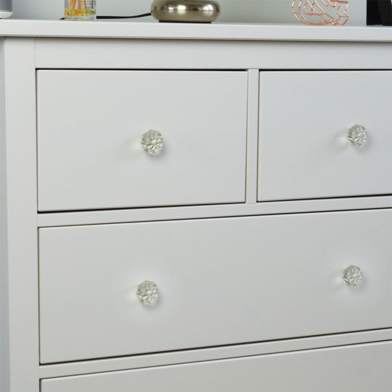 Nicola Spring - Glass Cabinet Knobs - Flower