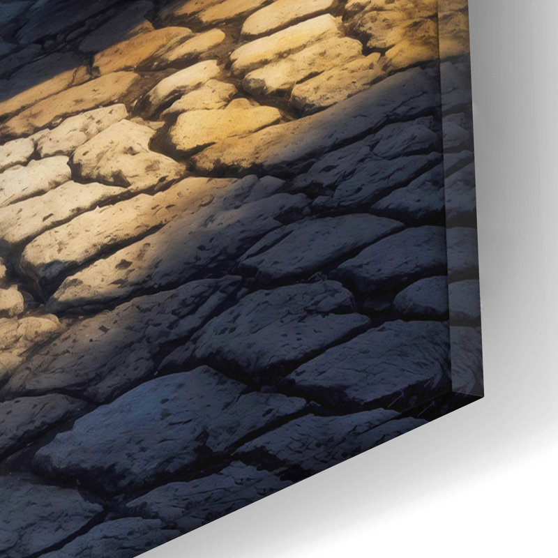 Art mural en verre épique 12 po x 12 po, H 12 po x l 12 po