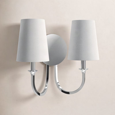 Ikenna 2 Light Dimmable Armed Sconce