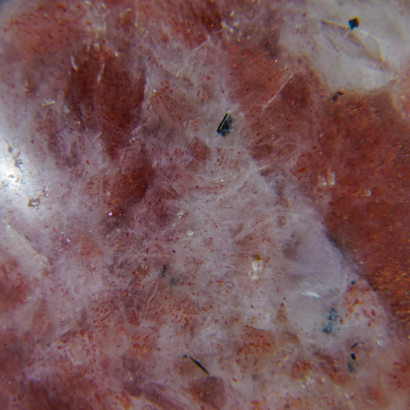 Genuine Polished Sunstone Heart ( 128.5 Grams)