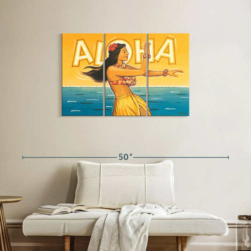 Gillard Aloha Hawaii II, H 24 po x l 38 po