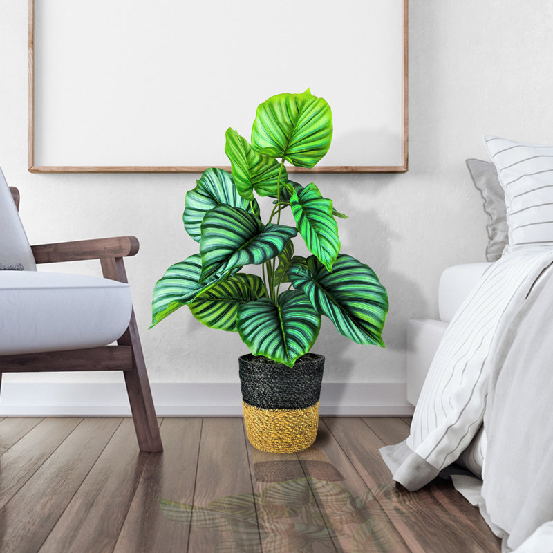 30 po plante artificielle dans un panier