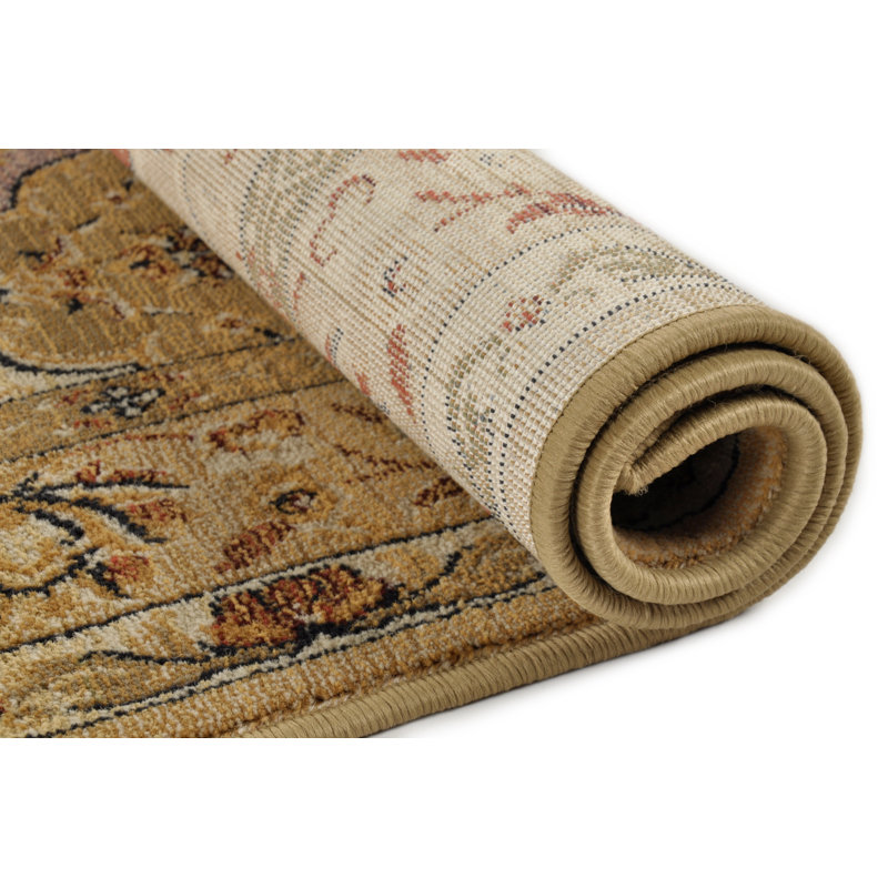 Gabiro Machine Woven Beige Indoor Rug, Square 160cm
