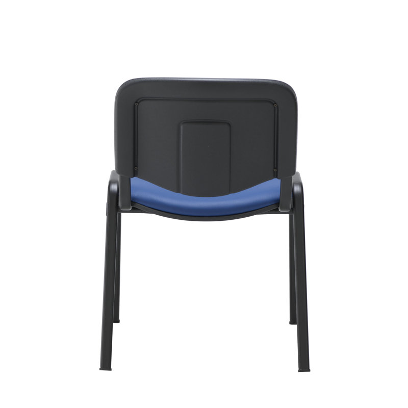 Silsden Armless Stacking Chair, Blue, Black