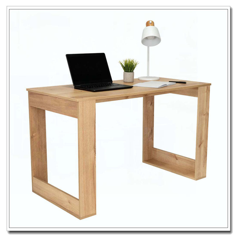 Lacey Rectangle Computer Desk Smokey Oak