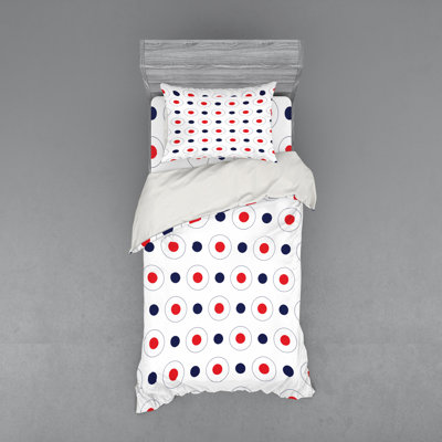 Farmhouse / Country Dots Duvet Cover