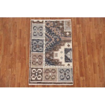 Tapis oriental marocain en laine fait à la main 3 x 4
