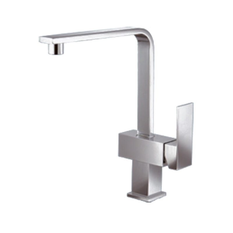 Robinet de cuisine à poignée simple tactile avec accessoires