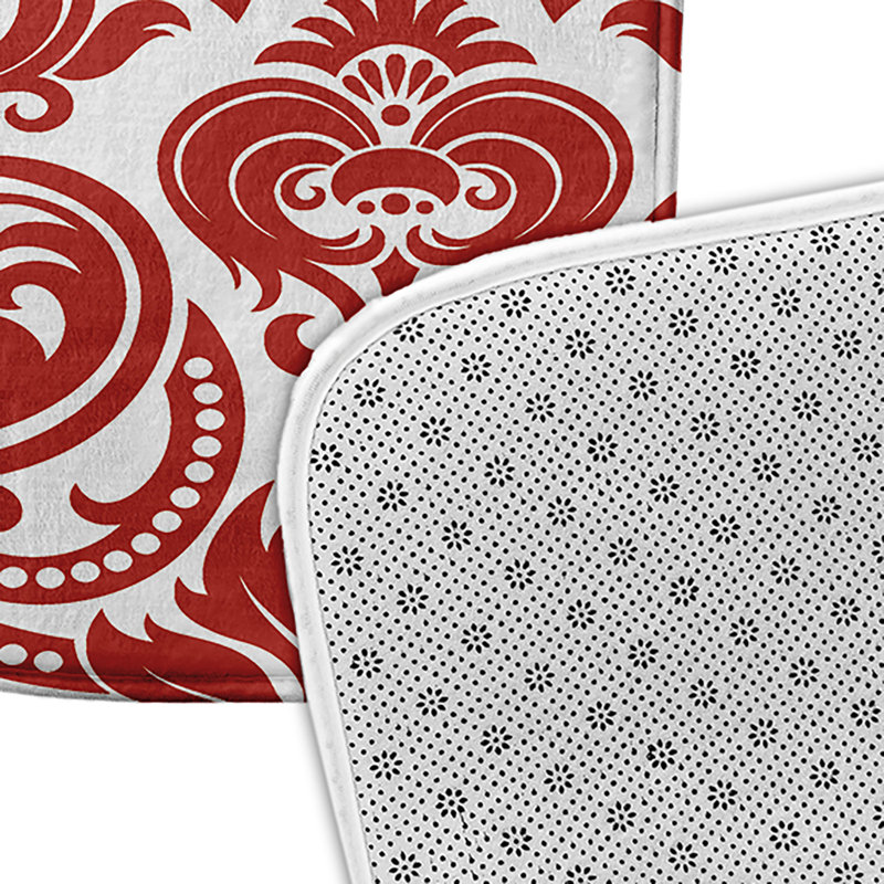 Anti-Skid Placemat, Orange-Red