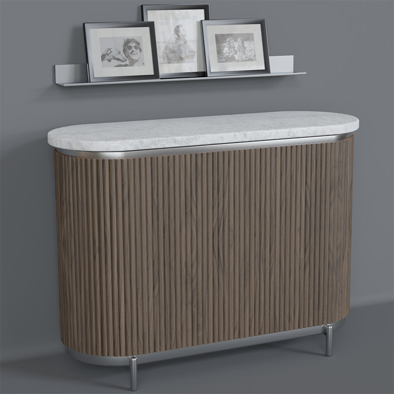 Tambour simple 3/4 po (l 12 po x L 48 po), Noyer naturel