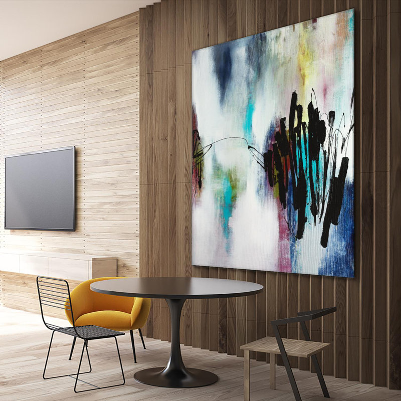 Disruptive Connection sur impression sur toile, H 54 po x l 54 po x P 1,5 po
