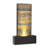 Metal Weather Resistant Floor Fountain with Light