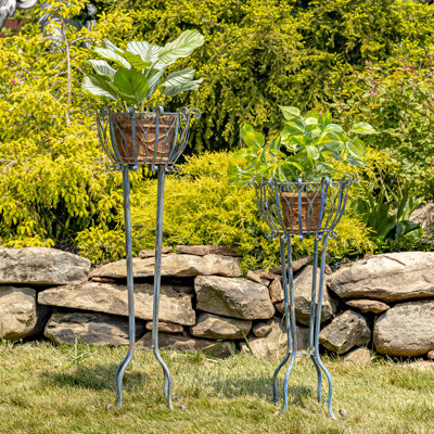 Custis Metal Weather Resistant Plant Stand