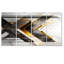 Golden Triangular Chevron - Geometric Wall Art For Living Room 4 Piece-1530470832