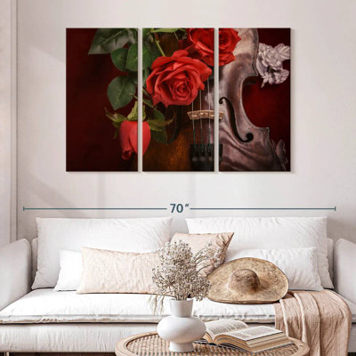 Abarca roses et violon