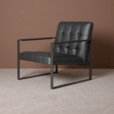 Chaise d'appoint rembourrée moderne, pour chambre à coucher, salon, bureau