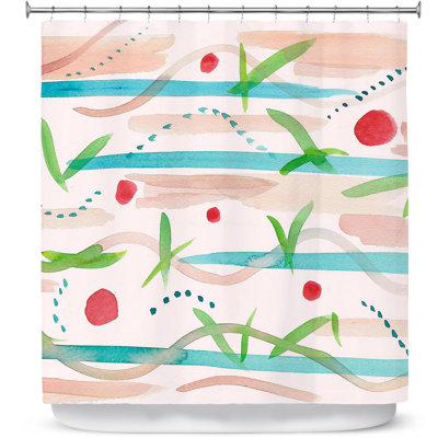Abstract Shower Curtain