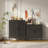 NO LOCK, Metal Storage Cabinet With 2 Doors And 2 Adjustable Shelves, Steel Storage Cabinet, Metal File Cabinet For Home Office School Gym-1051220806