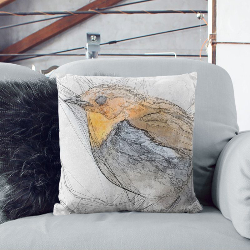 Square Cushion, 40cm H x 40cm W x 15cm D