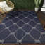 Tapis intérieur / extérieur bleu marine Harriette-457714195