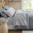 Logan Woven Striped Pintuck 3-Piece Full Duvet Set-116495230-116495231