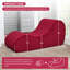Chaise longue courbée pour adultes avec housse de coussin amovible et mousse haute résilience-859800890