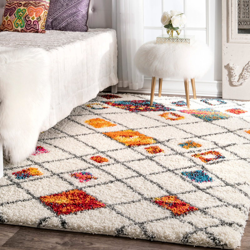 Moroccan Indoor Rug, Rectangle 5'3" x 7'6"