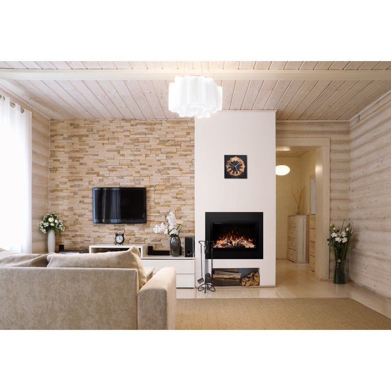 Foyer électrique Amantii TRD-33-BESPOKE, moteur à 3 vitesses, commandes intelligentes, Bluetooth