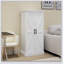 Freestanding LED Kitchen Pantry Cabinet With 2 Doors, Racks, And 2 Adjustable Shelves For Ample Storage And Elegant Design