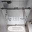 Porte de douche coulissante sans cadre 68 x 72 po Diamond-136370455