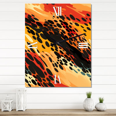 Cheetah Spots I - Animal Print Wall Clocks