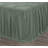 Aria French Country Chic Pinch Pleat Pintuck Ruffle Skirt Bedspread Set-122542569-73895857