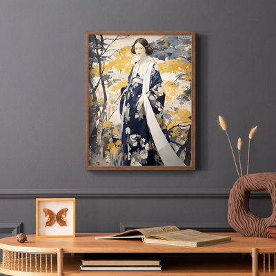 WOMEN Series DLV  -Premium Framed Print -Ready to Hang - No Nails Required