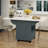 Movable Foldable Table With Storage Space - 39.4" Wood Folding Kitchen Table For Small Space