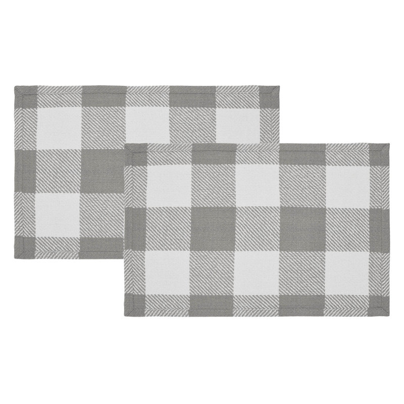 Napperon Annie, Gris / Blanc