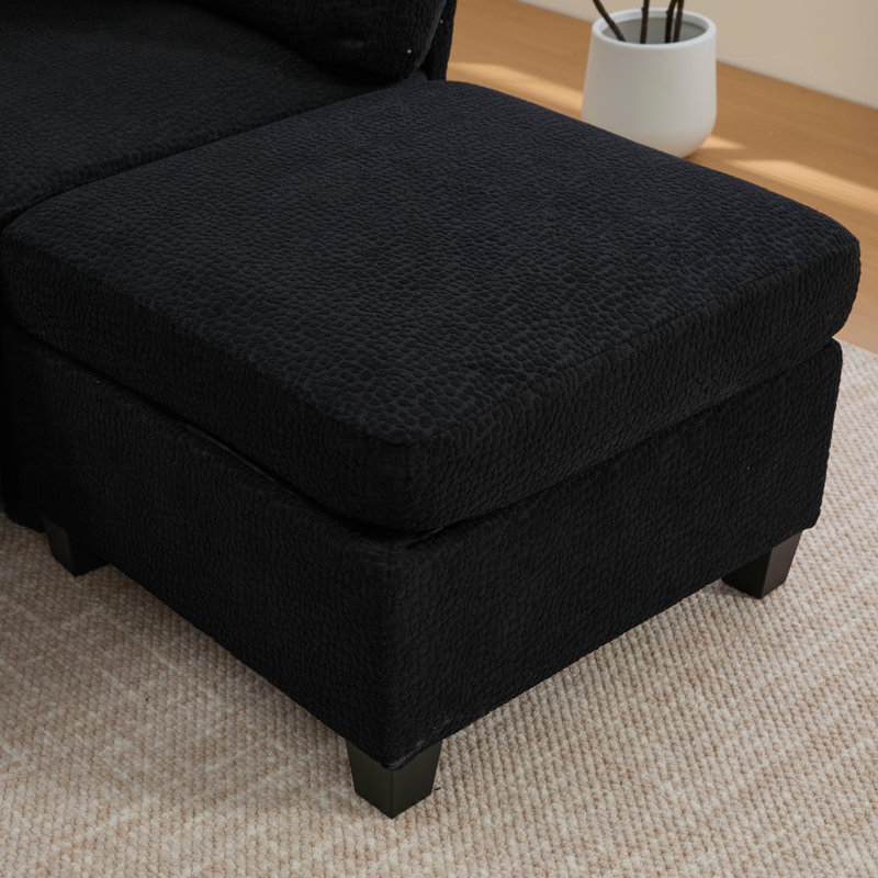 Modular Sectional Sofa,convertible Sectional Couches With Storage Ottoman,u Shaped Sectionals For Living Room Apartment