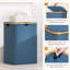 Bhargava Fabric Laundry Hamper with Handles-57282659-57282661