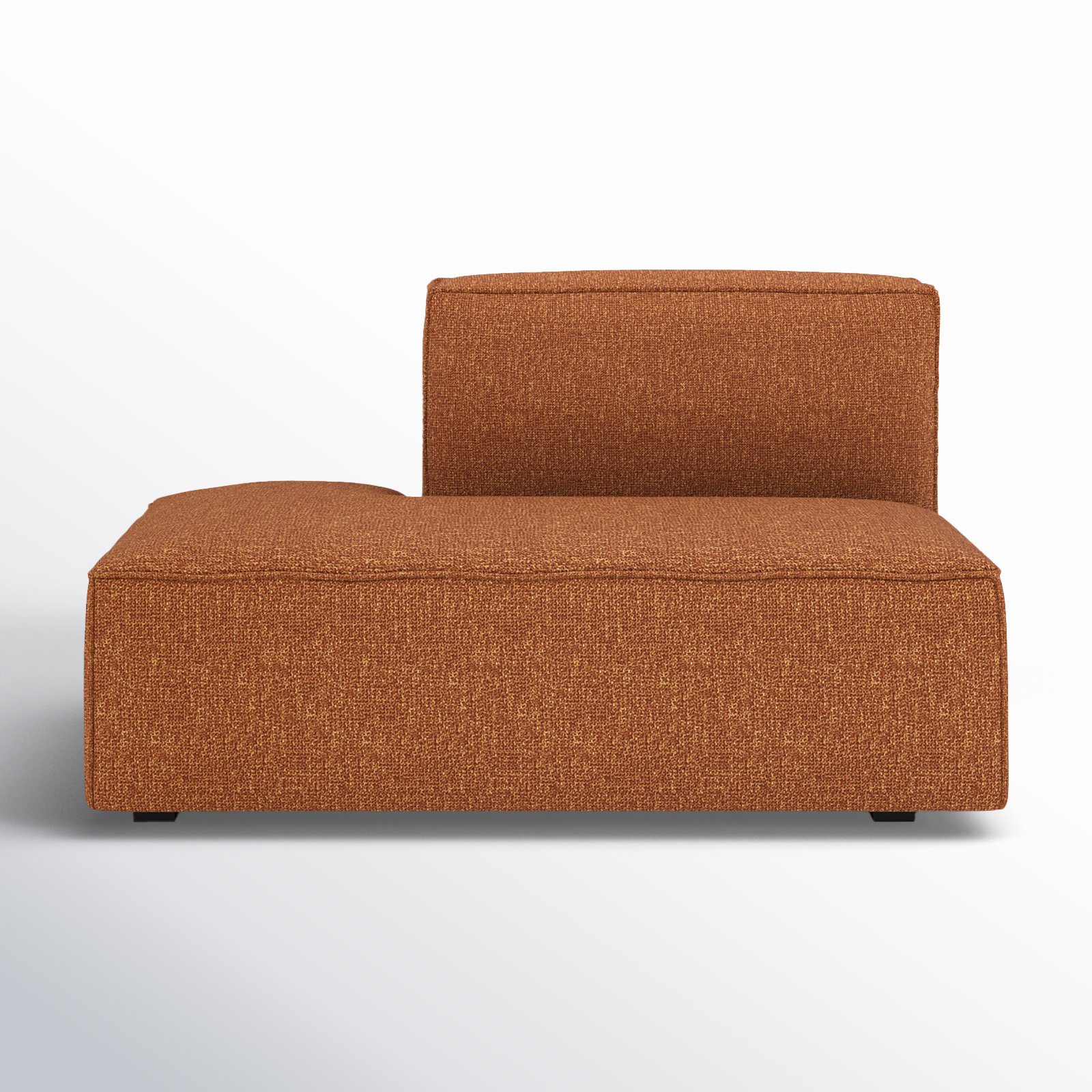 Shonnard Upholstered Chaise Lounge, Left Hand Facing, Bjorn Rust Performance Twill