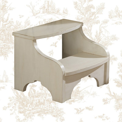2 - Step Wood Step Stool
