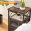 Table de chevet en fer