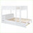 Full-Over-Full Bunk Bed with Twin Trundle, Pinewood-Plywood-MDF Frame, Storage Drawers &amp; Desk Outlets, White for Small Spaces-1978862929-1978862928