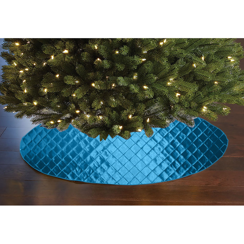 Cache-pieds d'arbre Noël, Turquoise