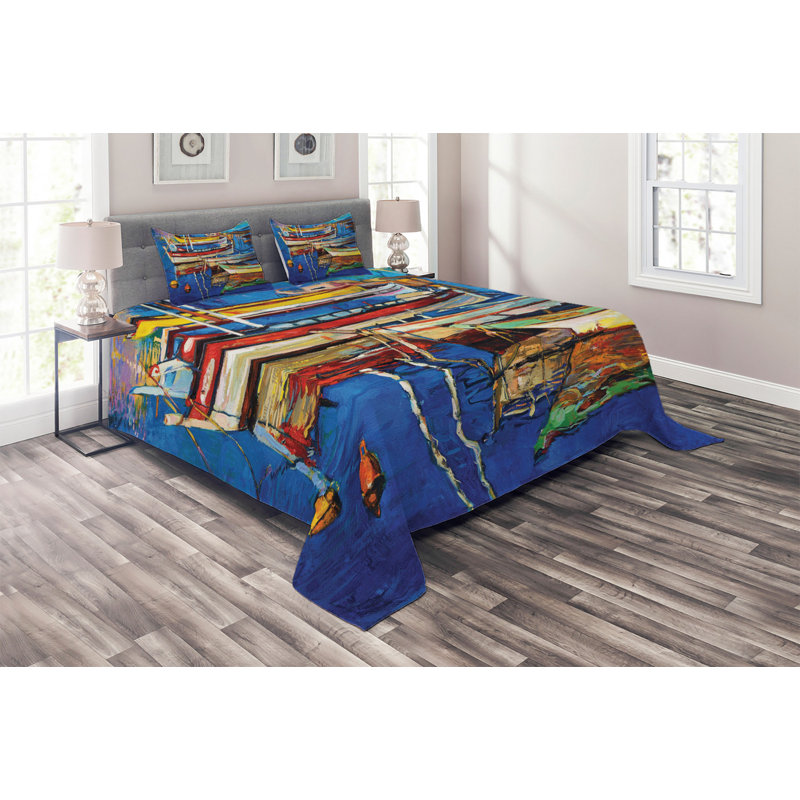 Coastal Polyester Coverlet